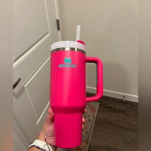 40 oz Stanley Vibrant Pink Travel Mug